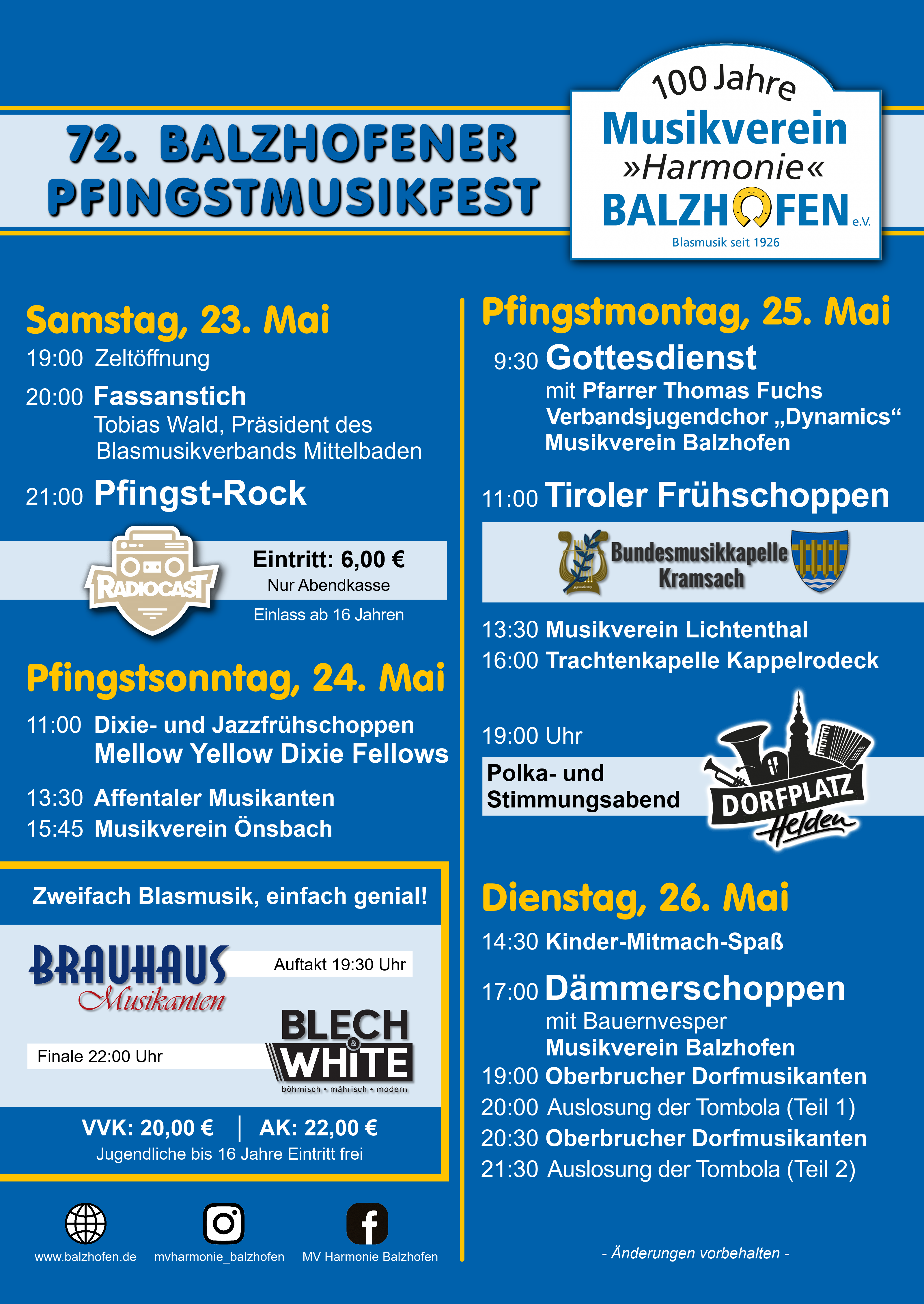 Festprogramm 2026